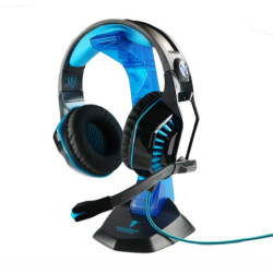 0915177 CASQUE 50mm GAMING FREYR USB 7.1 AVEC VIBRATION+LED BLACK/BLUE | ECP Grossiste informatique