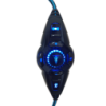 0915177 CASQUE 50mm GAMING FREYR USB 7.1 AVEC VIBRATION+LED BLACK/BLUE | ECP Grossiste informatique