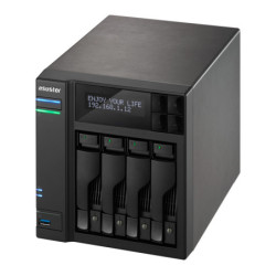 ASTBT023313 AS-7004T Boîtier NAS pour 4 DD 3.5 2.5p 3.5GHz Dcore 2Go