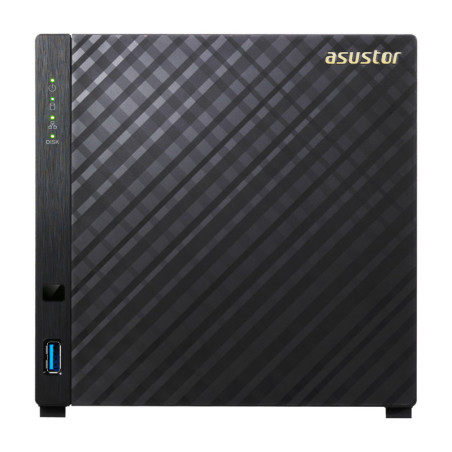 ASTBT032802 AS3204T v2 NAS 4 baies SATA 1.6 2.24GHz Qcore 2Go 2LAN Gb USB3.1