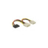 Adaptateur (x2) alim 51/4 M vers 51/4 F SATA 15P F | ECP Grossiste informatique