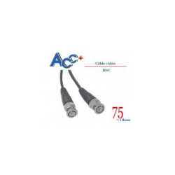 Cordon Vidéo BNC 75 ohms 5m | ECP Grossiste informatique