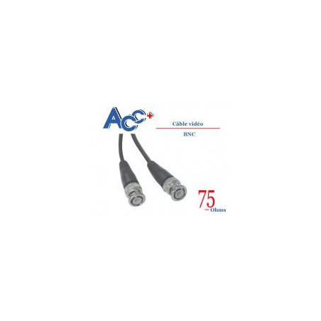 Cordon Vidéo BNC 75 ohms 5m | ECP Grossiste informatique
