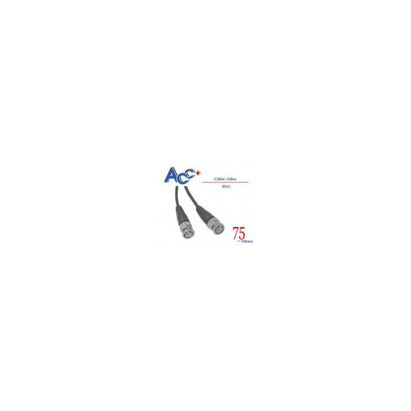 Cordon Vidéo BNC 75 ohms 20m | ECP Grossiste informatique