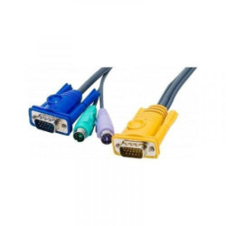 Jeu de cable P/S2 KVM Switch 3m | ECP Grossiste informatique