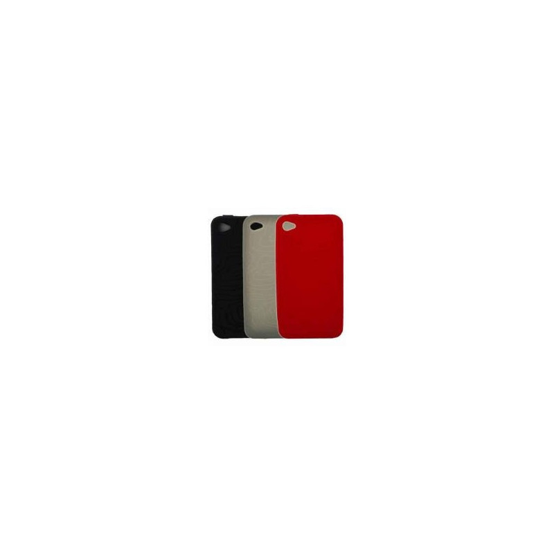 ACC Etui IPHONE 4 Silicone Slim Noir | ECP Grossiste informatique