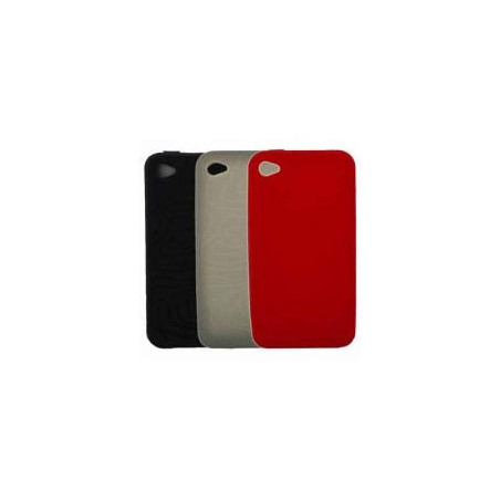 ACC Etui IPHONE 4 Silicone Slim Noir | ECP Grossiste informatique