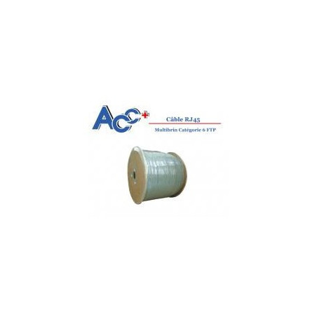 Cordon FTP CAT6 Multibrin (souple) 100m | ECP Grossiste informatique