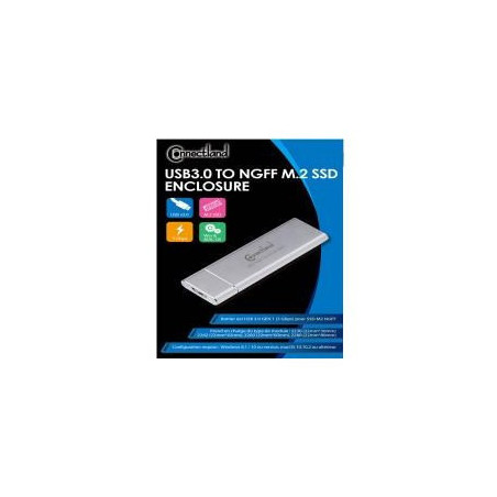 1920112 Boîtier SSD externe, M.2 NGFF vers USB 3.0 | ECP Grossiste informatique