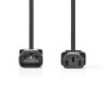 Nedis CEGL10500BK50 câble électrique Noir 5 m IEC C14 IEC 320