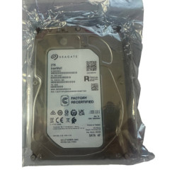 Reconditionné - Seagate IronWolf Recertifié - 3.5" - 2 To - 5400 rpm - 256 Mo - SATA 6Gb/s