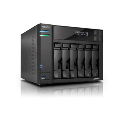 AS6706T - AS6706T NAS 6 baies 2.0/2.9 GHz QC 8Go - 2 LAN 2.5GbE - USB3.2 - 4 slots M.2 NVM