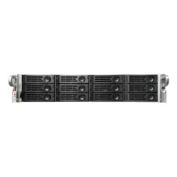 Asustor Xpanstor 12R boîtier de disques 0 To Rack (2 U) Noir, Acier