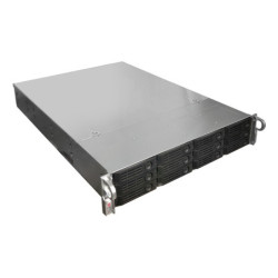 Asustor Xpanstor 12R boîtier de disques 0 To Rack (2 U) Noir, Acier