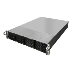 Asustor Xpanstor 12R boîtier de disques 0 To Rack (2 U) Noir, Acier