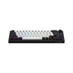 HATOR Skyfall 65 MAG ULTIMA 8K wireless clavier Gaming USB + RF Wireless + Bluetooth QWERTY Anglais britannique Noir, Blanc